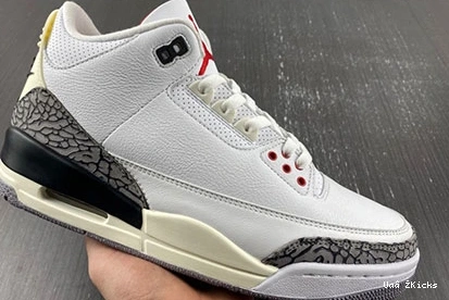 Flexible Jordan 3 Cement White 393 Retro Reimagined DN3707-100 0727